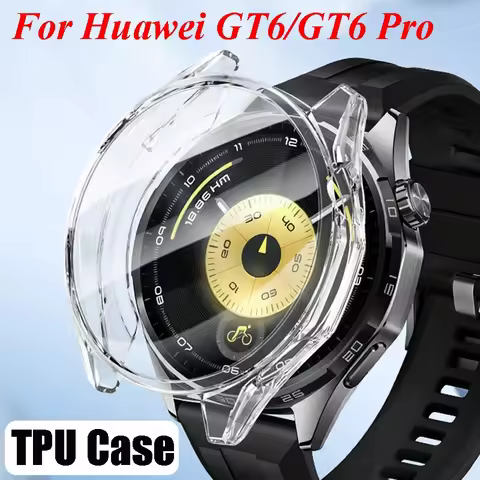 TPU Case for Huawei Watch GT 6 Pro 46mm Protective Cover Screen Protector For Huawei GT6 46mm 41mm G