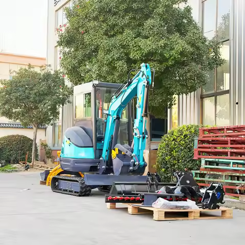 Customized Factory Price Digger Bagger 0.8 Ton 1.5 Ton 2.0 Ton 3.0 Ton Mini Excavator Small Crawler 