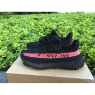 【Hot sale】Adidas fashion Big Size 36-48 Newest Yeezy 350 V2 Boost 9 Color Men Women Running Shoes Best Quality Black Red