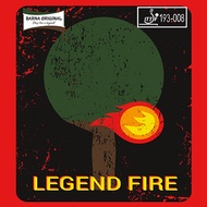 ยางปิงปองประเภทเม็ดสั้น Barna Original Legend Fire Short Pimple