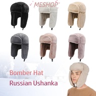 MESHOPMY Bomber Hat Warm Thick Plush Windproof Winter Hat