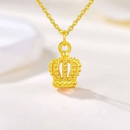 916 gold Crown Pendant/ Small Crown Pendant gold 916/charm 916