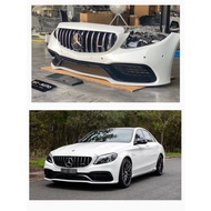 แปลงหน้า C63 ชุดกันชนหน้าเบนซ์ Mercedes-Benz C63 ตรงรุ่น W205