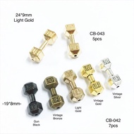 Dumbbell Beads Charm / DIY Craft Material / Jewelry / Handmade Bracelet Accessories