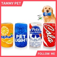 Plush Dog Winebottle Chew Sound Soft   Beer Bottle Toy Funny Bite-Resistant  Squeaky  Relieve Boredo