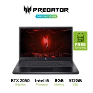 Acer Nitro V ANV15-51-519K 15.6" FHD Intel i5 8GB DDR5 512GB SSD RTX 2050 Windows 11 Gaming Laptop