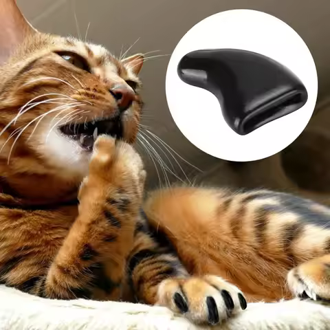 Cat Nail Covers, Pet Nail Caps, 100PCS Soft PVC Anti Scratch Cat Claw Protectors, Safe for Furniture