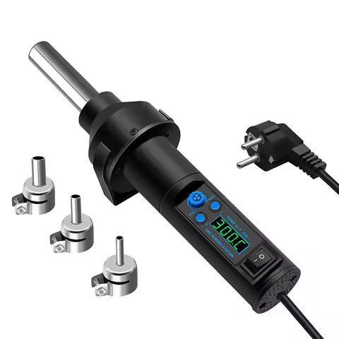 Micro Hot Air Gun 8018LCD Desoldering Soldering Rework SMD Solder Station 220V Heat Gun For Welding 