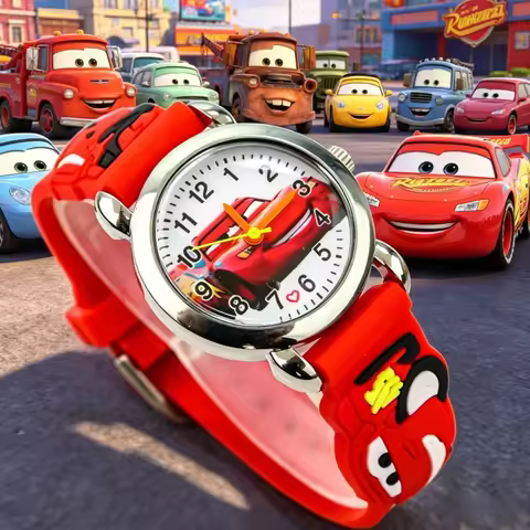 HOT Disney Car Lightning McQueen animation peripheral cartoon cute boy and girl pointer electronic w
