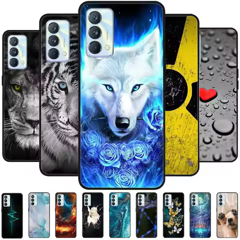 For cover Realme GT Master Case Edition Animal Cartoon Soft Silicone Funda for Realme GT Master Expl
