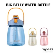 Big Belly Water Bottle 1300ML/Portable Water Bottle/Botol Air