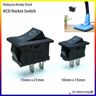 KCD1 Rocker Switch 翘板开关 10*15mm / 15*21mm Mini Push Button Switch ON-OFF-ON 2 Pins