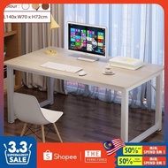 (READYSTOCK) Home Office Table Computer Desk Modern Design Simply Style MDF (L100/120 x W60 x H72cm 