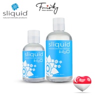Sliquid Naturals H2O Lube Glycerine & Paraben Free 125ml and 255 ml, Adult Male/Female Sex Toys