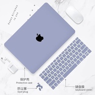 Ốp Vỏ Cứng Màu Xám Hoa Oải Hương Cho Macbook Pro Air 2020 2021 13 15 16 Inch Model A2337 A2338 M1 Ch