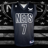เสื้อบาส เสื้อบาสเกตบอล NBA ทีม Brooklyn Nets เสื้อทีม บรู็คลิน เน็ตส์ #BK0130 รุ่น Statement Edition  Kevin Durant #7  ไซส์ S-5XL