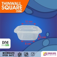 TERBAIK THINWALL DM SQ 150ML 250ML - 325ML - 350ML - 500ML (1 PACK ISI