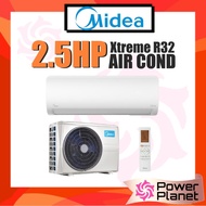 Midea 2.5HP R32 MSXD24CRN8 Xtreme Dura R32 Non-Inverter Air Conditioner / Aircond / Air Cond MSXD-24CRN8