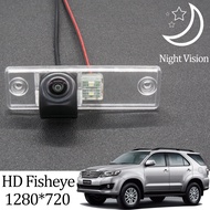 Owtosin HD 1280*720 Fisheye Rear View Camera For Toyota Fortuner/SW4/Hilux SW4 2004-2014 Car Reverse Parking Accessories