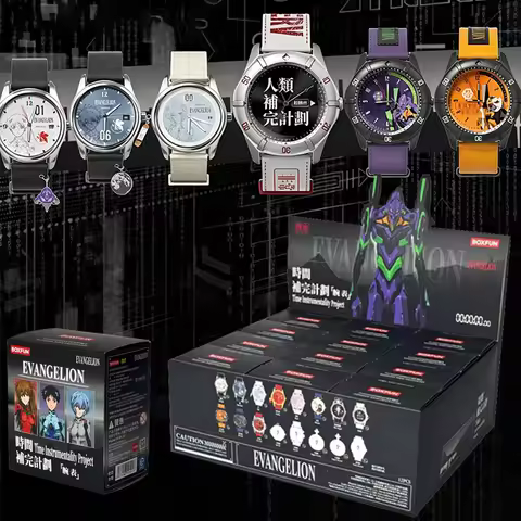 Original Boxfun Eva Evangelion The Final Mission Series Wrist Watch Blind Box Asuka Anime Peripheral