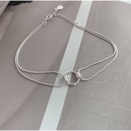 [Cozywhite] Doughnut Silver925 Bracelet