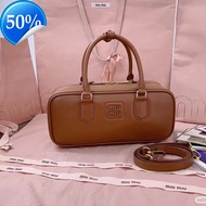 MIU new Boston bowling large briefcase large capacity single shoulder crossbody handbag pillow bag w