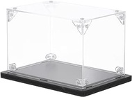 MECCANIXITY Acrylic Display Case, 4''x6''x4'' Clear Display Box Assemble Dustproof Display Box Storage Organizer for Collectibles Action Figures