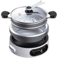 TOYOMI Stainless Steel Multi Cooker with Grill Pan 4.5L MC 6969SS