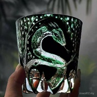 Hot Sale Edo Kiriko [Year of the Snake Limited Edition] Zodiac Snake Crystal Glass Whiskey Glass Win
