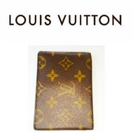 Louis Vuitton路易威登 老花 證件夾 名片夾 狀況新 真品monogram原花 賣場有Chanel