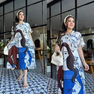 Daster Indonesia Terbaru Dress Baju Tidur Viral Girl Motif