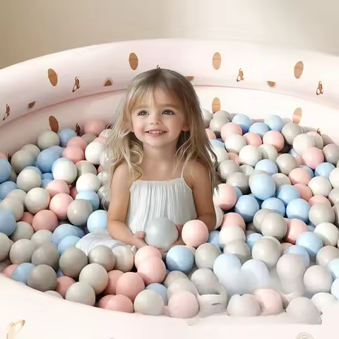 50Pcs/lot 7cm Ball Pit Balls CE Certificated Ocean Ball Soft PE Baby Fence Balls Eco-friendly Kid To
