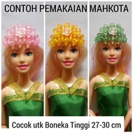 Barbie Doll Crown Acrylic Beads - Barbie Accessories Toy