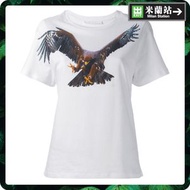Neil Barrett Eagle Print T-Shirt for Women in White