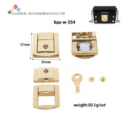 Bag Lock Turn Lock LANDER Bag Lock / Bag Lock / KAX-W-354 / Shiny Gold