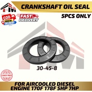 Oil Seal 30-45-8 for Aircooled Diesel Engine 170F 178F 5HP 7HP