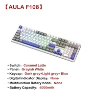 AULA | AULA F108Pro/F108 Wireless Mechanical Keyboard with Screen & KnobBluetooth Gaming Keyboard wi