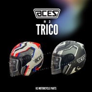 HELMET ACES R2 TRICO [Sirim Approved]