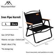 MOUNTAINHIKER Kermit lightweight iron tube folding chair folding camping chair outdoor fishing foldi