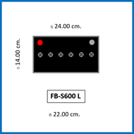 🎖แบตเตอรี่รถยนต์ FB-S600L / R MF 45 Ah. พร้อมใช้ / ไม่ต้องเติมน้ำ /สำหรับรถเก๋ง &lt;1600cc.