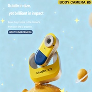 2.7K Thumb Action Camera Mini Wearable Magnetic Action Camera for Cycling Vlogging Traveling Pet Wal