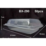 BX-290 ±50's Plastic Disposable Lunch Box / Food Container /Extra Big Lunch Box