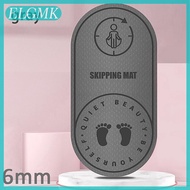 ELGMK Bỏ qua dây thừng mat chống tiếng ồn nhảy dây Mat tập thể dục nonslip hấp thụ sốc Yoga Mat TPE