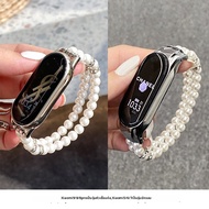สายรัดข้อมือผู้หญิง OneBAG สำหรับ Xiaomi Mi Band 8 9 10 NFC สายโซ่แฟชั่น สายรัดข้อมือแบบยูนิเซ็กซ์ ส