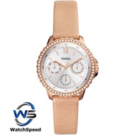Fossil ES4888 Izzy Multifunction Blush Leather Women's Watch