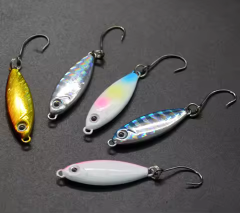 Small Jigs Shore Cast Fishing Lure 3g 5g Ocean Freshwater Catch Spoons Culter Bass.Artificial Lures 