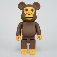 400% 28CM Cute BEARBRICK Bape Orangutan Action Figures