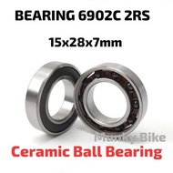 Bearing Laker 6902 6902C 2Rs Hub Freehub Bike Hybrid Ceramic 15X28X7 Mm