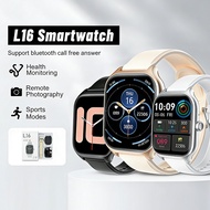 L16 Smart Watch - Bluetooth Call | Waterproof Fitness Tracker with Heart Rate & Blood Pressure Monit