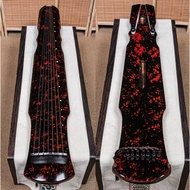 Guqin Fuxi zither black-red old fir Chinese string instruments